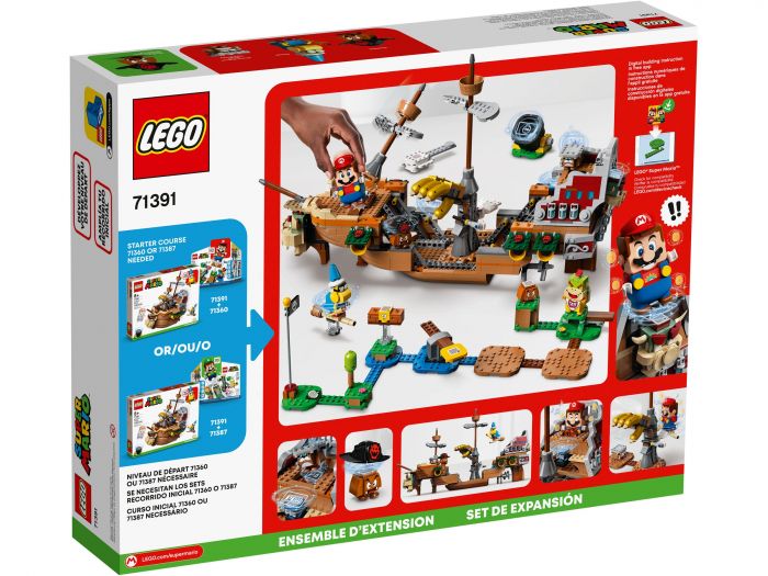 Конструктор LEGO Super Mario Літальний апарат Боузера. Додатковий рівень 71391