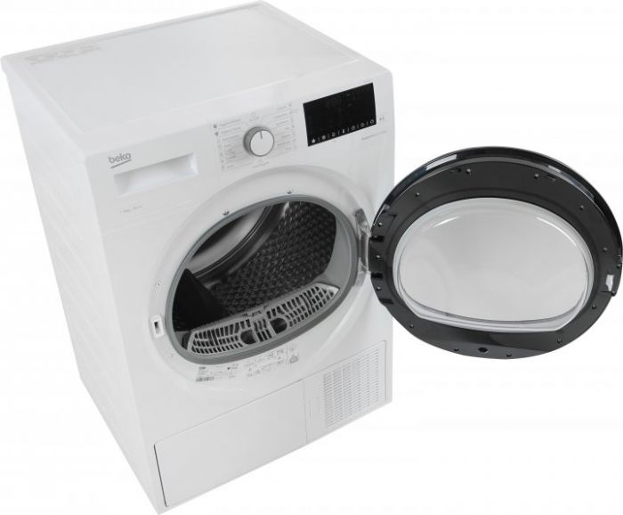 Сушильний барабан Beko DS8439TX - 60 см/8 кг/Heat-Pump/дисплей/15 прогр/A++/білий