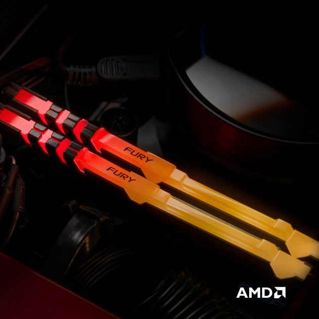 Пам'ять ПК Kingston DDR4 32GB 3200 FURY Beast RGB