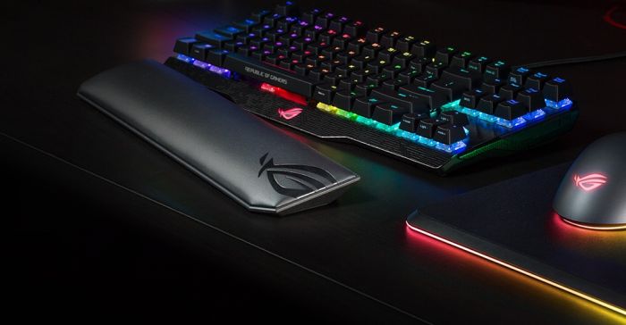 Підставка під зап'ястя ASUS ROG Gaming Wrist Rest Black
