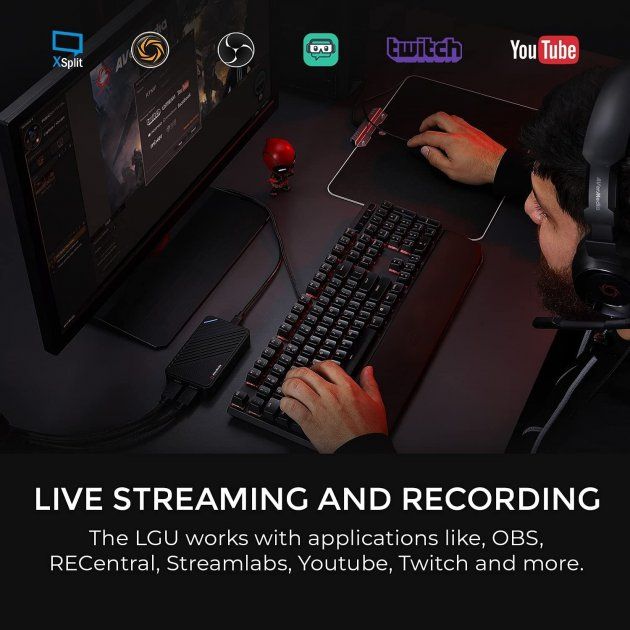 Пристрій захоплення відео AVerMedia Live Gamer Ultra GC553 Black