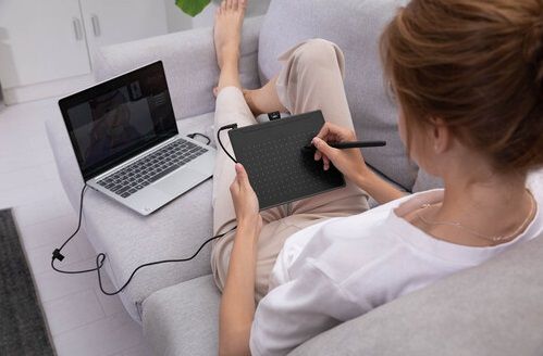 Графічний планшет Huion RTS-300 Cosmo Black