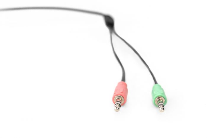 Гарнітура DIGITUS Stereo Headset, 1.95m cable, 2x3.5mm AUX