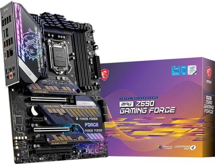 Материнcька плата MSI MPG Z590 GAMING FORCE s1200 Z590 4xDDR4 M.2 DP-HDMI ATX