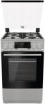 Плита Gorenje KS5351XF/комбінована/електр.програматор/50х60/духовка-70 л/ газ.контроль/гриль/електроподжиг/чугун.реш/нержав.сталь