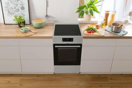 Плита Gorenje MEKIS510I/індукц/програматор/ 50х60/гриль /ф-ція пара/нерж.