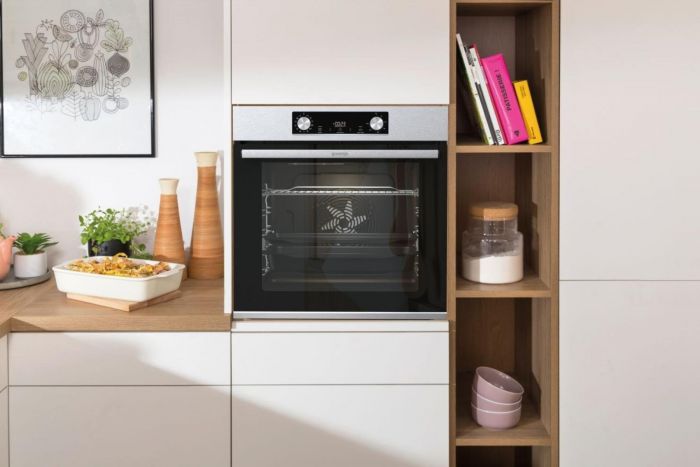 Духовка Gorenje BPS6737E03X/ 77 л/ A+/IconLed/гриль/швидкий нагрів/ приготування на пару/піроліз/нержав.