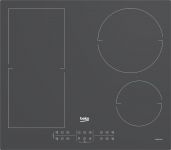 Вбудовувана індукційна поверхня Beko HII64200FMTZG - Ш-60см./4 зони/зона розширення/сірий