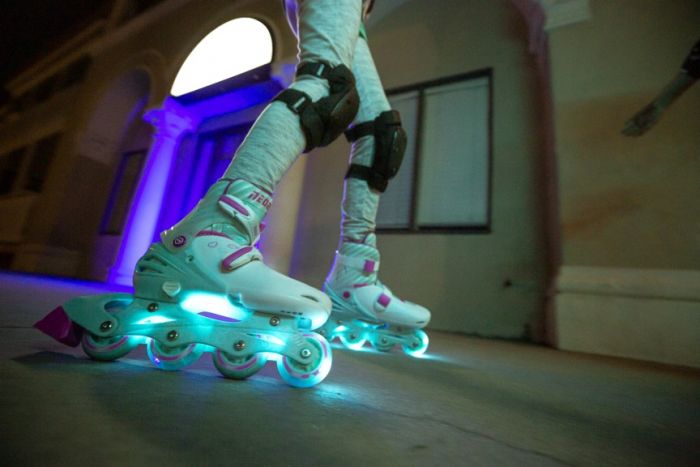 Роликові ковзани Neon Inline, розмір 34-37, бірюзовий