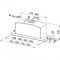 Витяжка вбудована Franke Box Plus FBI FLUSH 540 XS/ 305.0593.672/53 см/ 1220 м3/3 швидк + інтенсив./електр.упр/нерж