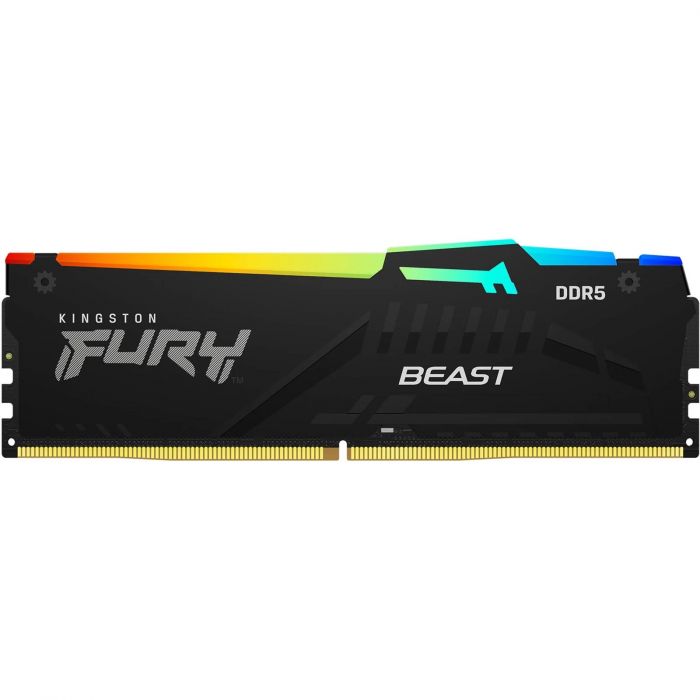 Пам'ять ПК Kingston DDR5 16GB 4800 Beast Black RGB