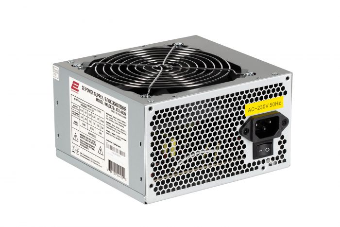 Корпус 2E ALFA (E1801-400) MidT, БЖ 2E ATX400W, 2xUSB3.0, сталь з перфорацією(бічна панель),чорний