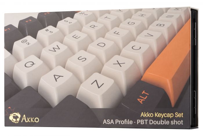 Akko Кейкапи Carbon ASA Fullset Keycaps, EU, Blue