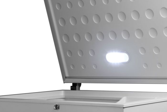Морозильна скриня Philco PCF 2602 i, Висота - 84,5 см, 254 л, A+, SN-N-ST-T, Електр. кер., Дисплей, Робота до -25°C, Підсвічування, Білий