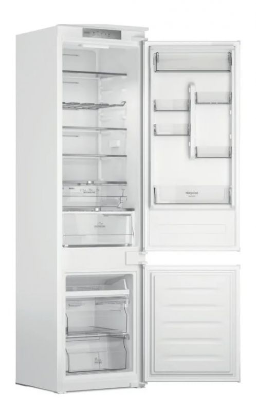 Холодильник Hotpoint вбудований з нижн. мороз., 193,5x54х54, холод.відд.-212л, мороз.відд.-68л, 2дв., F, NF, інв., зона нульова, білий