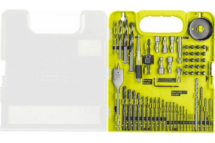 Набір біт та свердел Ryobi RAKDD60, 60 шт