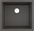 Кухонна мийка Hansgrohe S51 S510-U450/43431290/граніт/прямокутна/500х450х190/під стільницю/сірий камінь