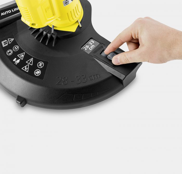 Тример садовий Karcher LTR 36-33 Battery Set* EU (36/2.5), 36В, 2.5 Аг, 20 мм, 280-330 мм, 2.7 кг