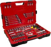 Набір інструменту Stanley, Набір торцевих головок та ключів, 1/2", 1/4", 84 од., кейс