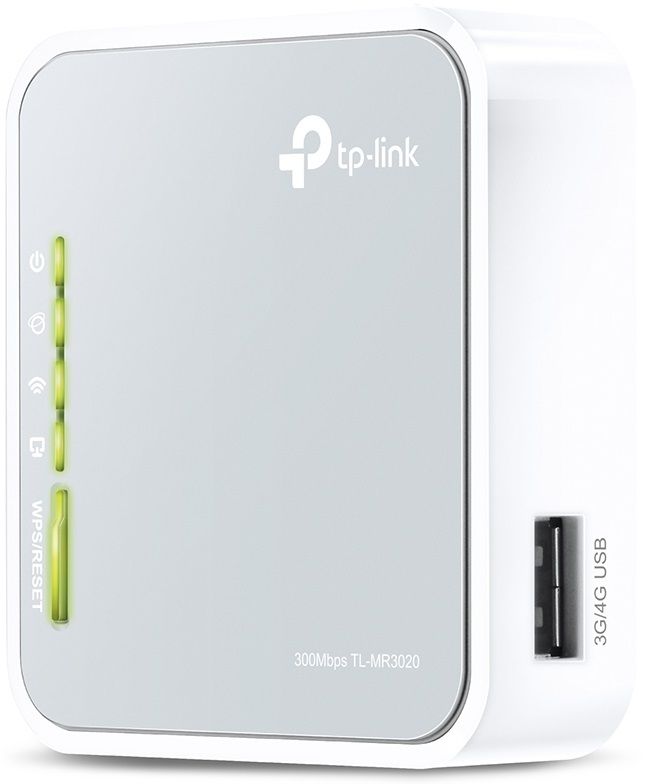 Маршрутизатор TP-LINK TL-MR3020 N300 1xFE LAN/WAN 1xUSB2.0 for 3G/4G/LTE