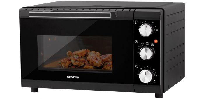Електрична піч Sencor SEO 2000BK, 1650 Вт, 20 л.