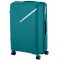 Набір пластикових валіз 2E, SIGMA,(L+M+S), 4 колеса, аквамарин