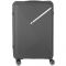 Валіза пластикова, 2E, SIGMA, велика, 4 колеса, графіт