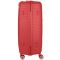 Валіза пластикова, 2E, SIGMA, велика, 4 колеса, червона