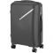 Валіза пластикова, 2E, SIGMA, середня, 4 колеса, графіт