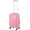 Валіза пластикова, 2E, SIGMA, мала, 4 колеса, рожева