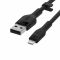 Кабель Belkin USB-A - Lightning силіконовий, з кліпсою, 1м, чорний