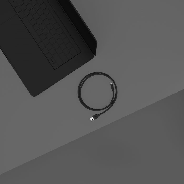 Кабель Belkin USB-A - Lightning силіконовий, з кліпсою, 1м, чорний