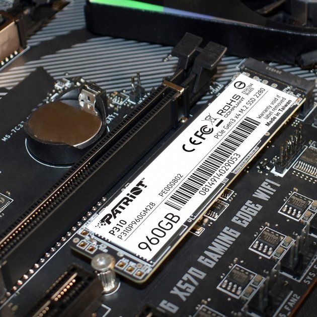 Накопичувач SSD Patriot M.2  960GB PCIe 3.0 P310