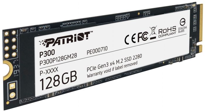 Накопичувач SSD Patriot M.2  128GB PCIe 3.0 P300