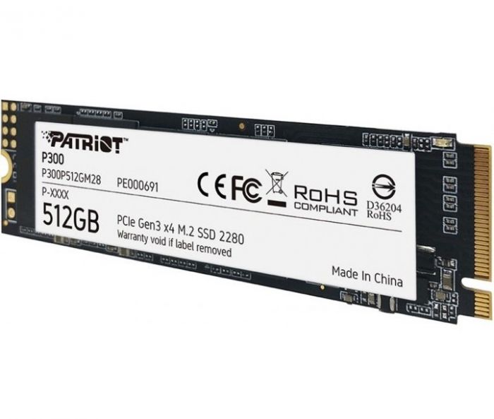 Накопичувач SSD Patriot M.2  512GB PCIe 3.0 P300