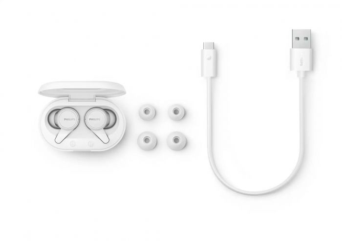 Навушники Philips TAT1207 True Wireless IPX4 Білий
