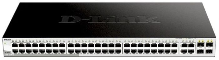 Комутатор D-Link DGS-1210-52/FL 48xGE, 4xGE/SFP