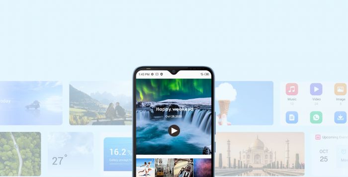 Смартфон TECNO POP 5 LTE (BD4a) 2/32Gb 2SIM Ice Blue