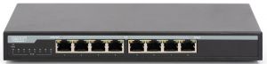 Комутатор DIGITUS 8 Port Gigabit PoE Switch 135W Unmanaged