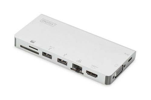 Док-станція DIGITUS Travel USB-C, 8 Port