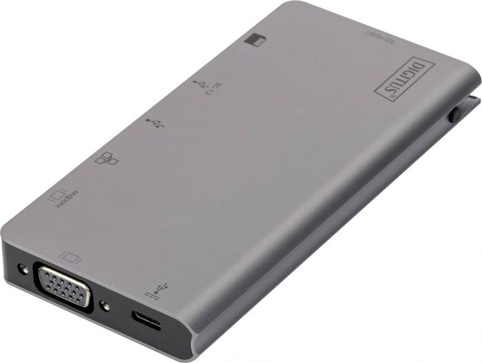 Док-станція DIGITUS Travel USB-C, 8 Port