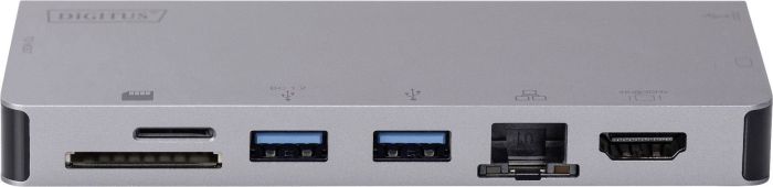 Док-станція DIGITUS Travel USB-C, 8 Port