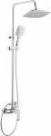 Душова система Deante Corio зі змішувачем для душу, душ - 3 функц., кріпл. - на стійці, хром