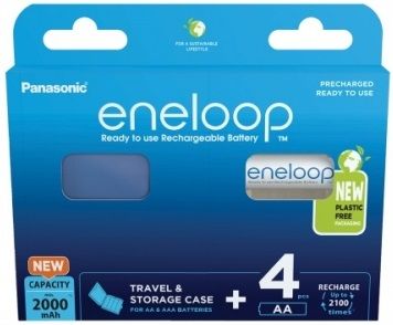 Акумулятор Panasonic Eneloop AA 2000 4BP mAh NI-MH+case
