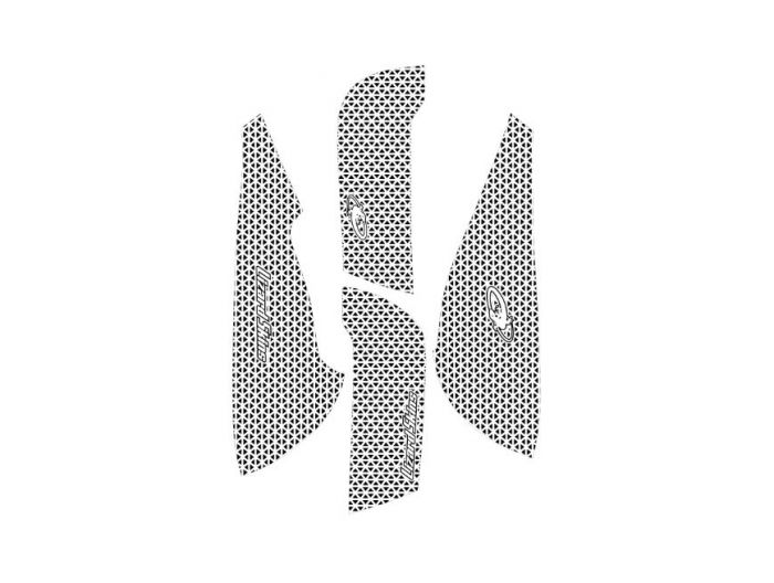 Набір резинових накладок для Xtrfy M4 Lizard skin, Black