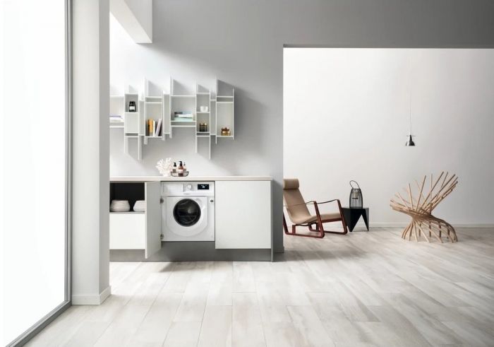 Пральна машина Whirlpool вбудовувана фронтальна, 7кг, 1400, A+++, 60см, дисплей, пара, інвертор, білий