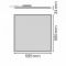 Панель світлодіодна LEDVANCE ECO PANEL, 600x600, 36W, 4000K, UGR19, біла
