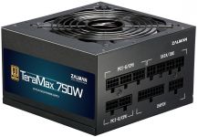 Блок живлення Zalman TERAMAX  (750W) >90%, 80+ Gold, 120mm, 1xMB 24pin(20+4)+10pin, 2xCPU 8pin(4+4), 3xMolex, 8xSATA, 4xPCIe 8pin(6+2), Fully Modular