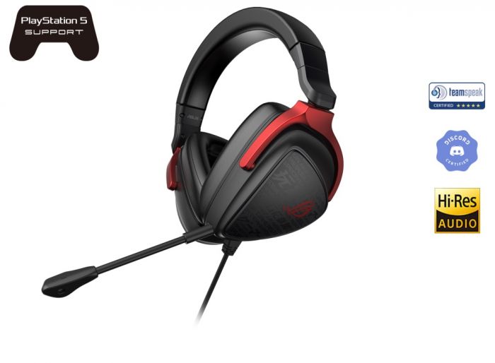 Гарнітура ASUS ROG Delta S Core 3,5мм Black/Red