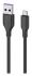 Кабель 2E USB-A - microUSB, Glow, 1m, black